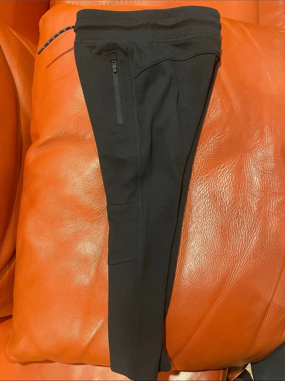 Gap NWOT Kids Black Jogger Pants with Zipper Pockets